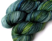 SW Merino, Cashmere and Nylon Aran Yarn - Lilypad, 180 yards