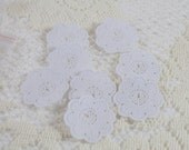 Mini White Paper Doilies - Set of 12