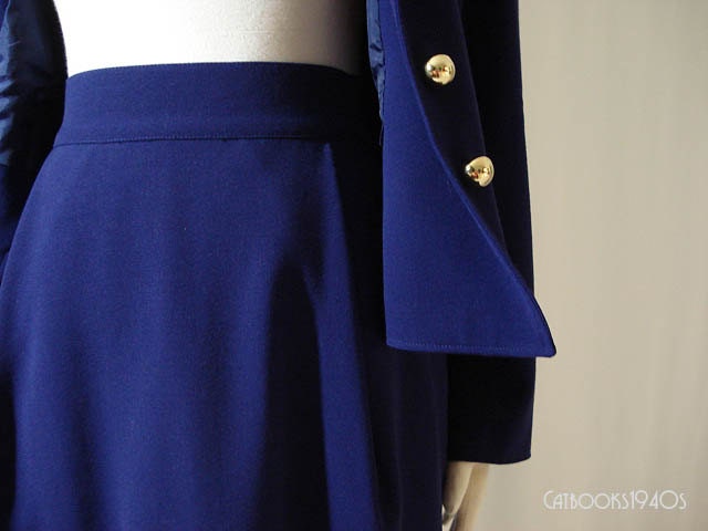 Vintage Christian Lacroix Skirt Suit - Purple Wool Paris Designer Suit