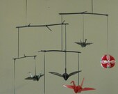 YOUR TREASURE on my Japanese Origami Crane Mobile --- Custom Made -Sample Image