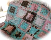 Baby or Toddler Quilt In Blush by Basic Grey