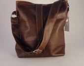 Leather Hobo Tote Shoulder Bag