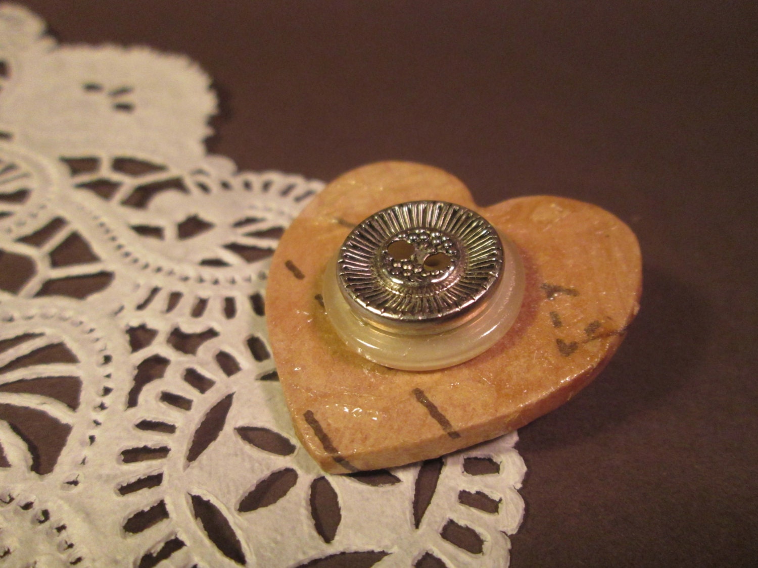 Romance Heart Brooch