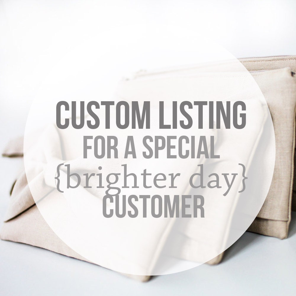 Custom listing for Emily