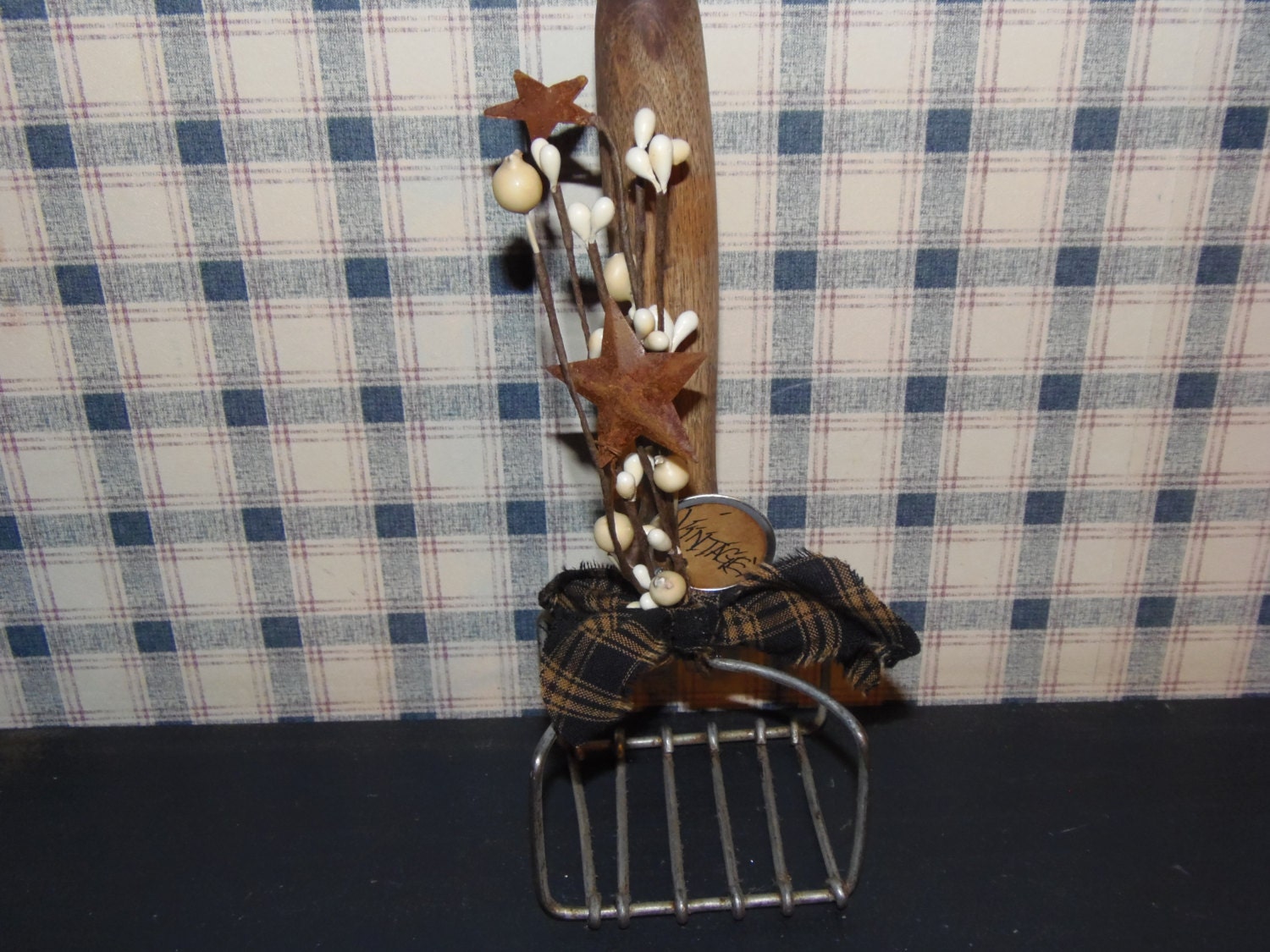 Vintage Square Hand Masher