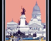 Buenos Aires Travel Poster Refrigerator Magnet - FREE US SHIPPING