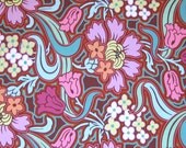 Amy Butler - Soul Blossoms - Disco Flower - Chocolate - 1/2 yard