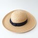 1990's Banana Republic Wide Brim Round Top Straw Hat