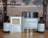 SALE Men's Natural Shaving Set