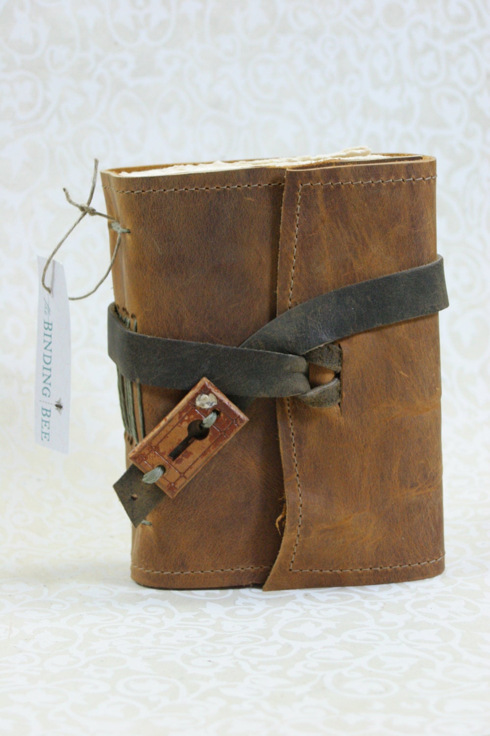 Under Lock and Key A Leather Journal By Binding Bee