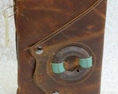 Circle Of Love - Leather Wedding Guest Book - Ready to Ship