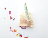 Feather watercolour party Favor