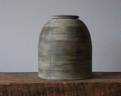 Grey Lidded Jar/Urn