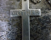 SALE use coupon code- antique mother cross