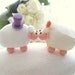 LOVE ANGELS Wedding Cake Topper-love sheep
