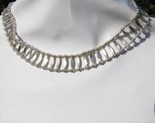 Silver Rails Choker Necklace