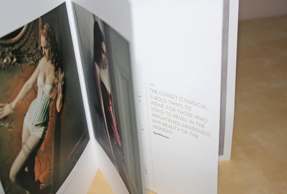 Personalised Copy of 2012 Look Book - Beautiful Sparklewren Corsets and Essays