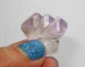 Arcturian Starbrary - Amethyst Elestial Quartz Crystal Point From - Madagascar