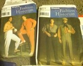 Civil war men's attire pattern