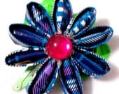 Kanzashi Flower Made Entirely of Duck Tape Duct Tape Flowers You Decide the Accessory Made to Order