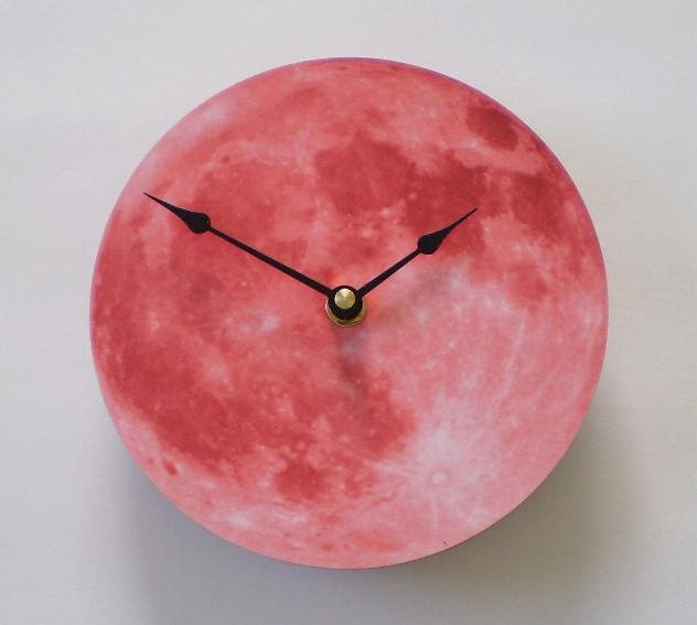 Pink Moon Clock