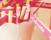 Seen on HWTM DIY Printable Curious George/ Monkey Inspired Drink Flags- Greyson Design