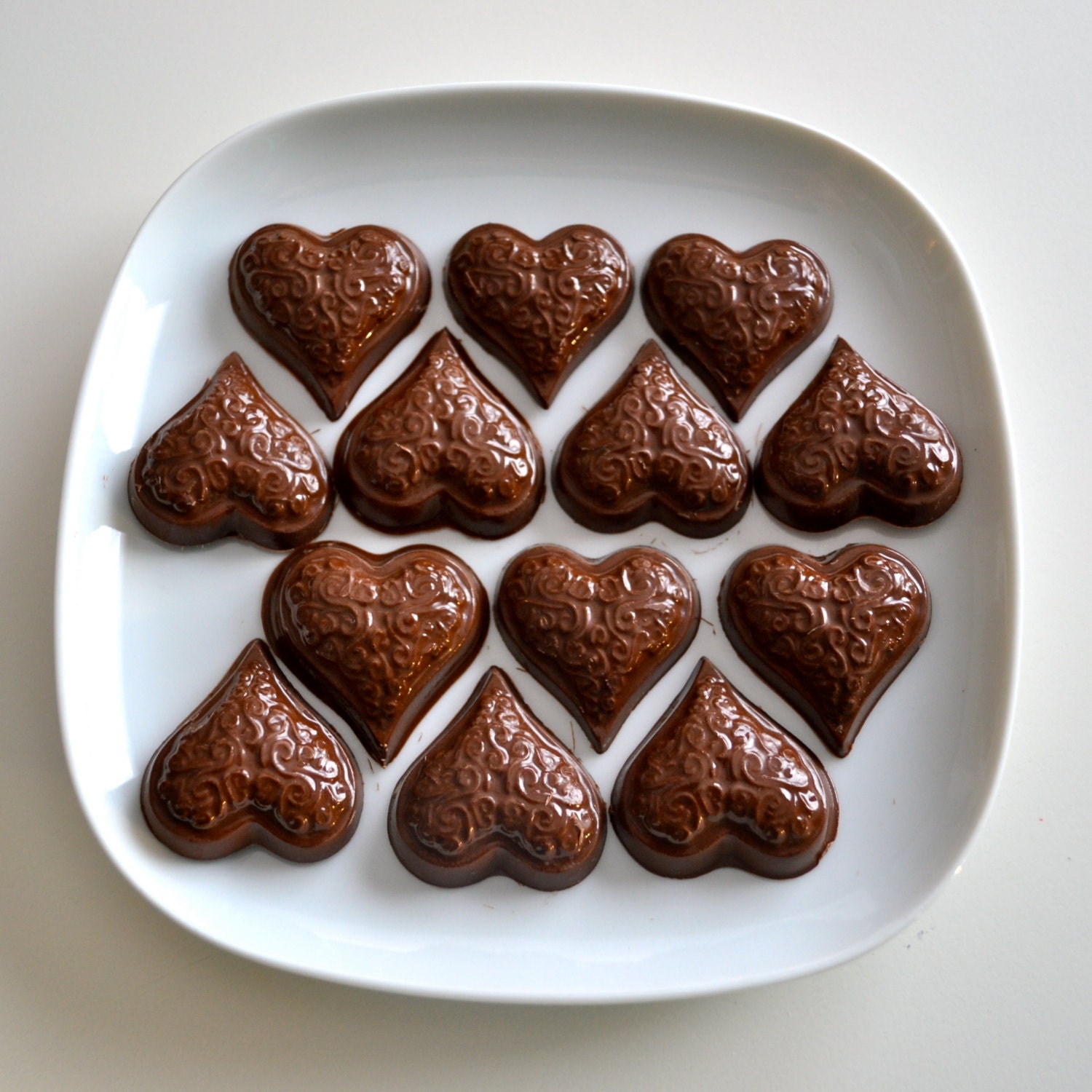 Sugar Free Dark Chocolate Hearts Il_570xn
