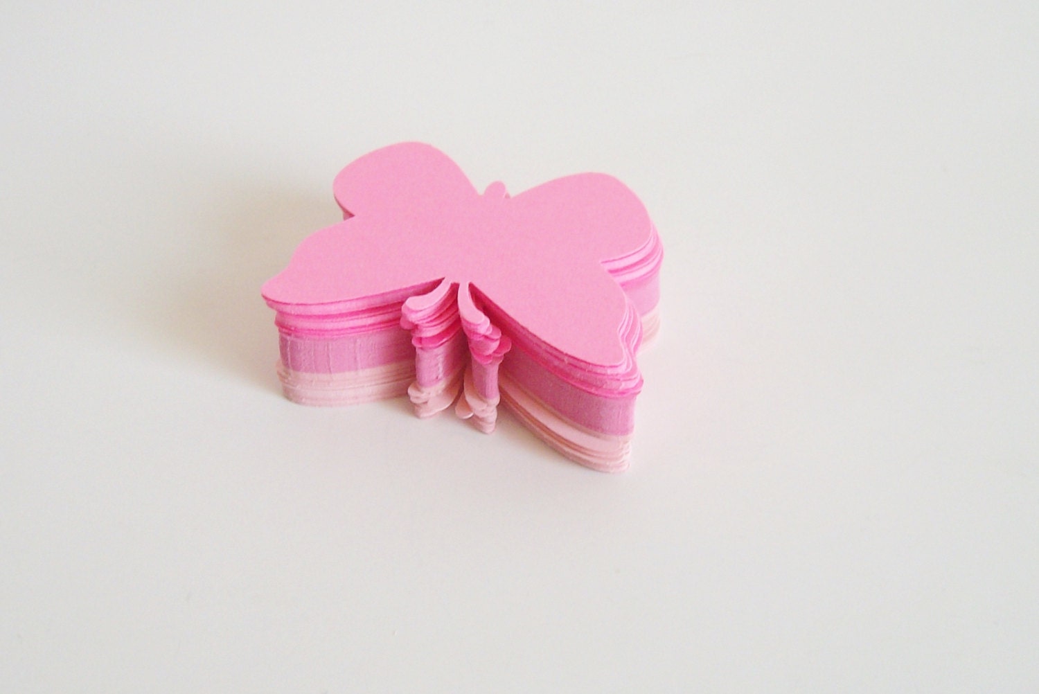 70 Assorted pink butterflies, butterfly confetti, wedding decoration, scrapbook embellishment, card embellishment, butterfly die cut