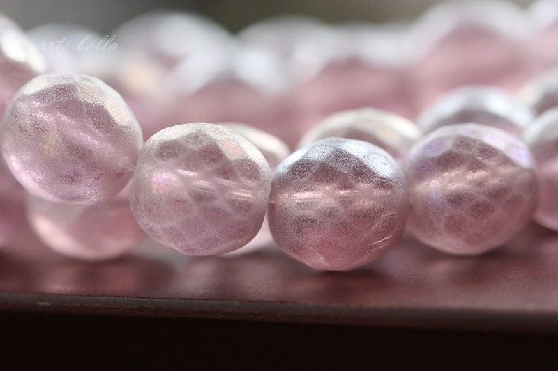 LILAC FROST .. Premium Czech Matte Glass Beads (3268-6)