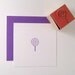 MINI Lollipop Rubber Stamp