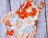 Baby Girl Ruffled Romper Bubble Sunsuit - Day Dream Spring