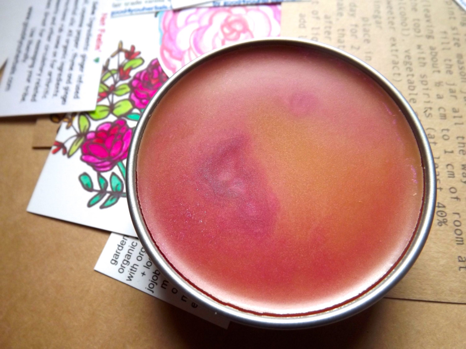 rose shimmer salve . big