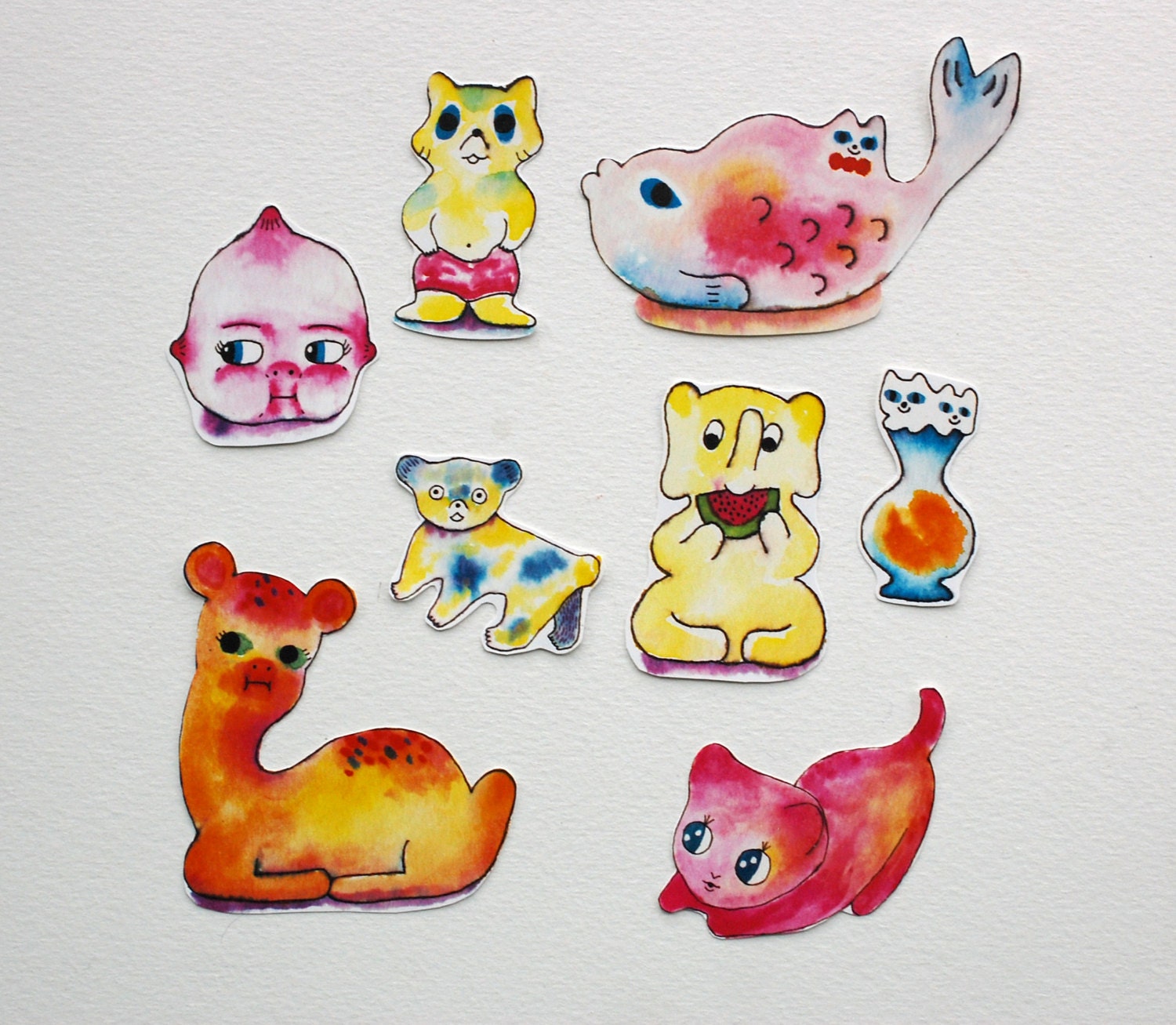 Squeeze Toy Sticker Collection