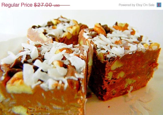 SALE Julie's Fudge - GERMAN CHOCOLATE Cake - 12 Pieces (Over 1lb)
