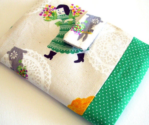 flower girl - passport cover