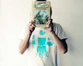 Screen printed adults T-shirt - Birds islands