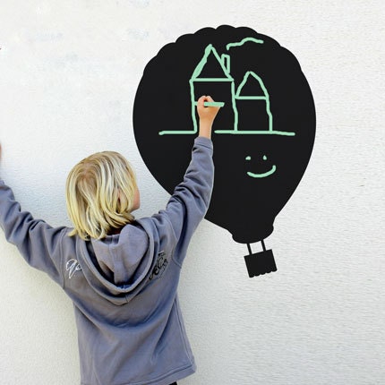 Reusable Chalkboard Balloon Large Wall Decal