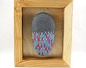 Ode to Triangles / Alaska Series / Framed Stone Mini by Amy Komar / FREE SHIPPING