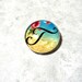 Romantic Flower Initial Magnet You Choose Initial