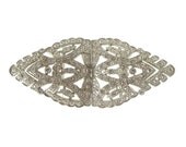 Art Deco Belt Buckle Vintage Rhinestone 1930 Art Deco Jewelry Bridal Sash