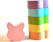Easter Sale - Waldorf Toy - Pastel Sorting Bunny,  Wooden toy / Educational  Montessori Toy - TheEnchantedCupboard