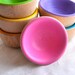 Sorting Toy - The ORIGINAL Bright Wooden Sorting Bowls  -  Montessori Toy