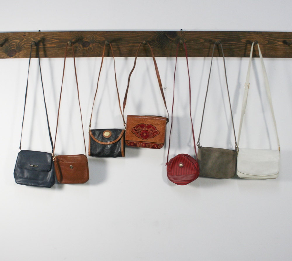 vintage lot of cross body festival bags / mini purse / 7 pieces