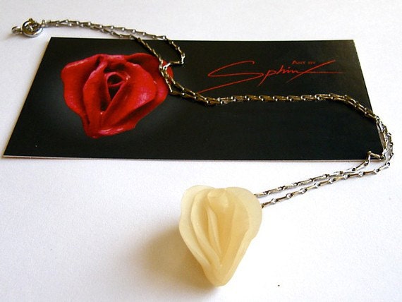 Erotic Flower Necklaces in Translucent