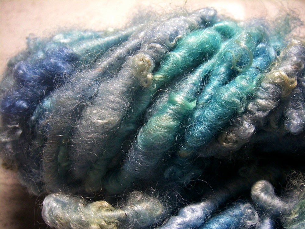 Corespun Wool Yarn  in Blue by KnoxFarmFiber
