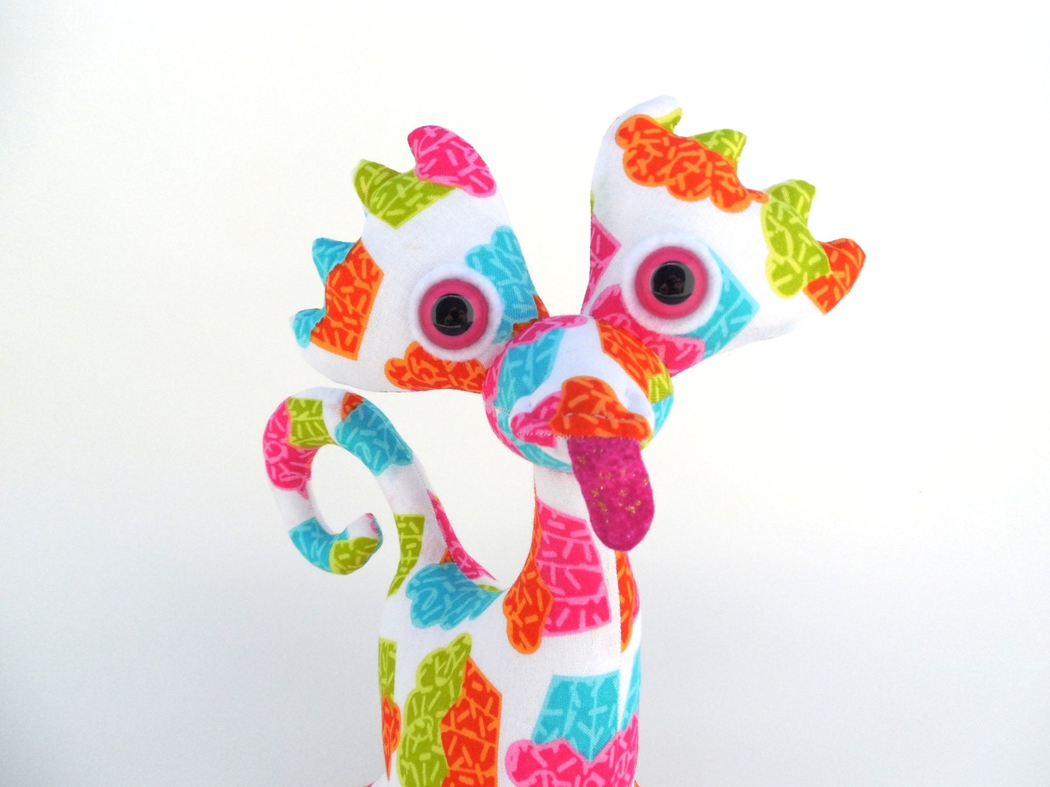 Cute Monster Plush, Stuffed Animal Toy for Girls by Adopt an Alien named Cupcake