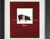 Bacon - 8"x10" archival watercolor print by Tracy Lizotte