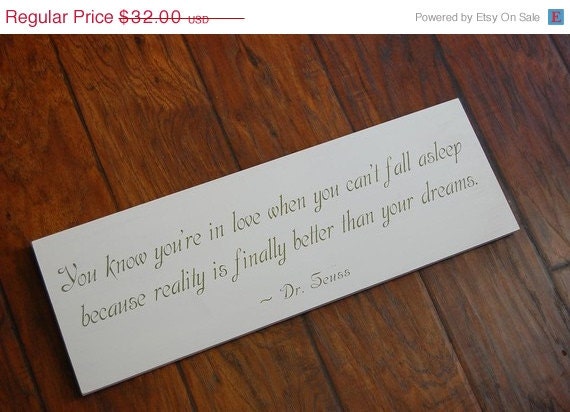 ON SALE Custom Wood Sign Dr. Seuss Painted Perfect Gift Idea - ETS-82