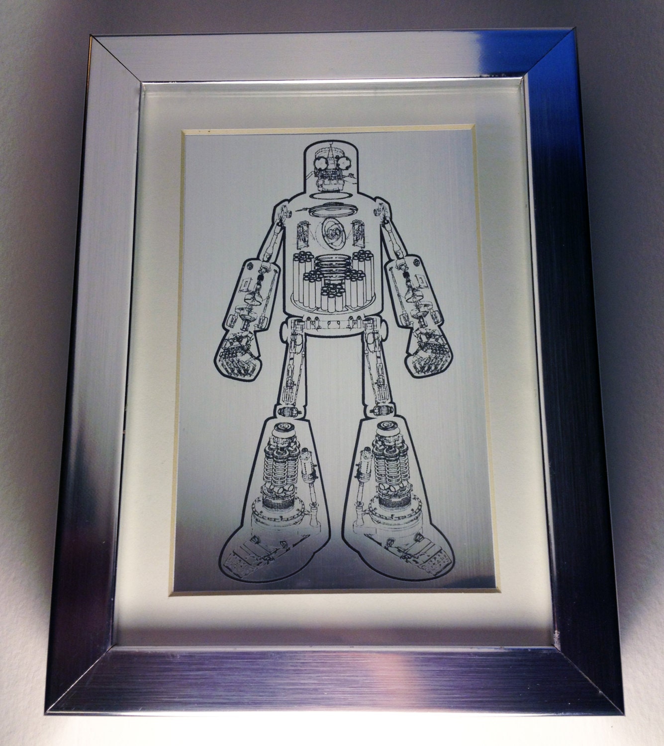 The Visible Robot Laser-Etching
