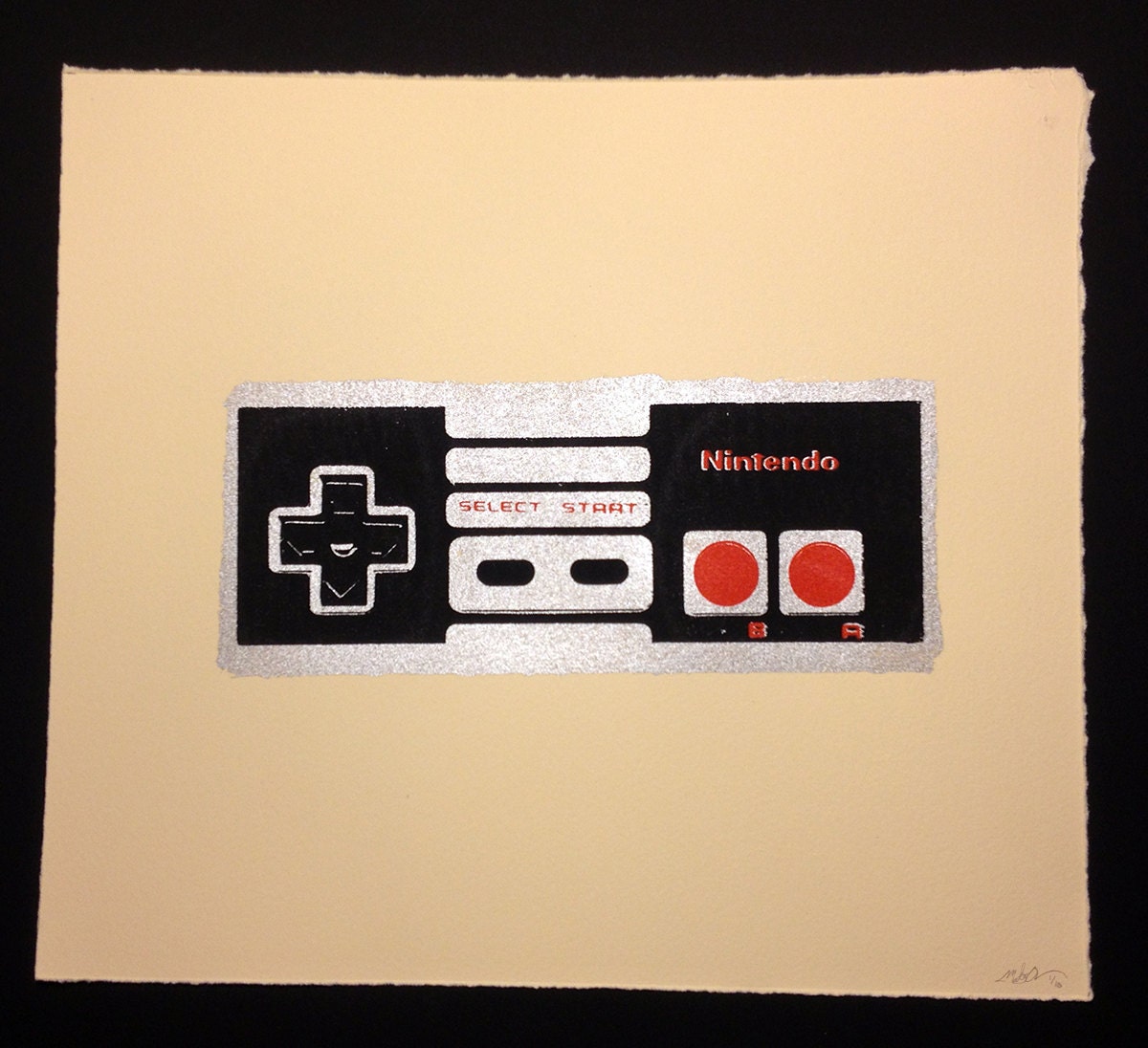Limited-Edition NES Controller Screenprint